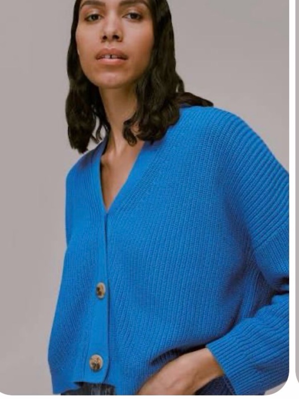 Whistles Mara Cotton Cardigan
